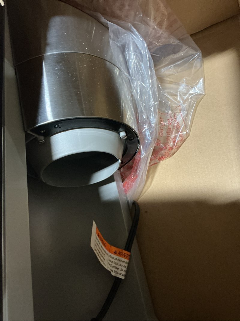 Condition photo showing As Is for GE Profile Smart Grind & Brew Coffee Maker w/Podless Single Serve, 90oz Water Reservoir, 10 Cup Thermal Carafe, Voice Control, Adjustable Burr Grinder, SCA Certified, Barista-Quality, Stainless Steel