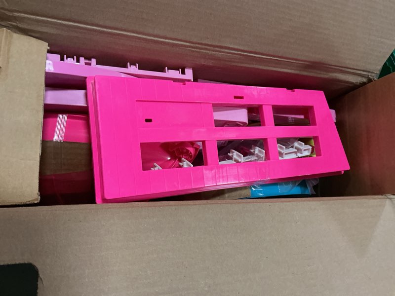 Condition photo showing Good Condition for Barbie Dreamhouse Pool Party Doll House with 75+ pc, 3 Story Slide: Adult Assembly, Fits 12 Inch Dolls
