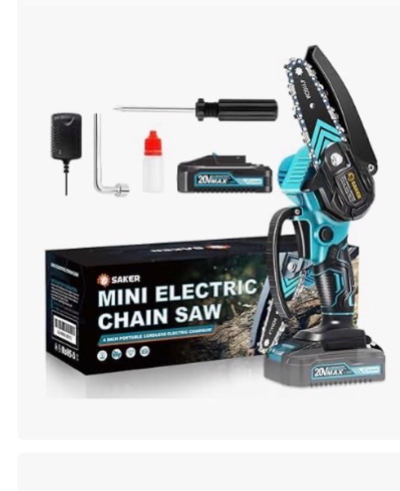 saker mini chainsaw,portable electric chainsaws cordless,handheld chain saw pruning shears chain saw