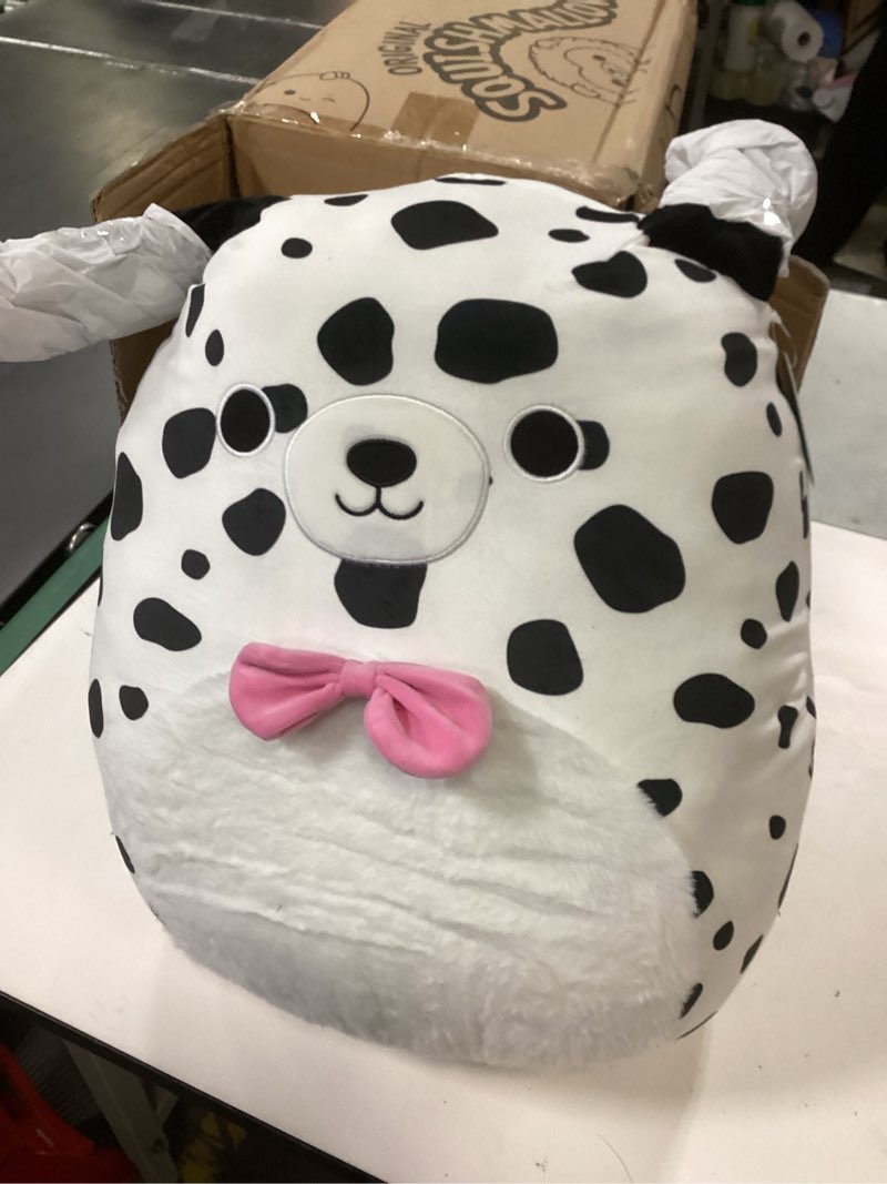 Condition photo showing Good Condition for Squishmallows Original 20in Dustin The Dalmatian with Bowtie – Official Jazwares Plush (Jumbo)