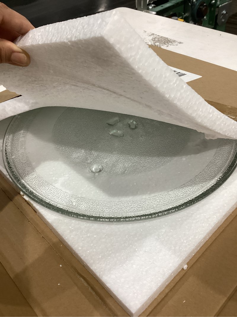Condition photo showing New/Like New for 10" Microwave Turntables Replacement, Microwave Glass Plate Compatible with Whirlpool - The Exact Replacement Part of W11367904/ W10337247/ AP6892124/ W11335034/ WPW10337247 etc – Dishwasher Safe 10”