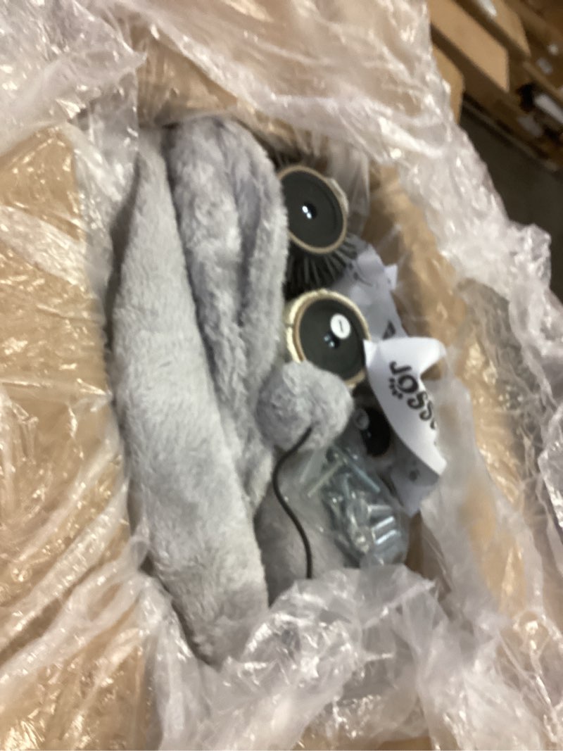 Condition photo showing Good Condition for Cat Tree 32 Inches Small Cat Tower with Large Hammock Dia 15.7”,Self Groomer, Fully Scratching Post, Removable Top Bed and Wide Hideway Condo for Indoor Cats-Gray Medium-32" Gray