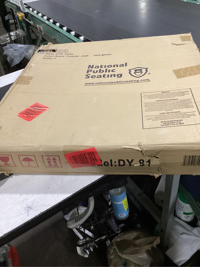 Condition photo showing Good Condition for dolly for 8100 and series 9000 chairs - national public seating - dy-81