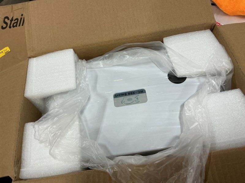 Condition photo showing Good Condition for Fish Tank 2.2 Gallon Fish Bowl with Humidifier 7 Color Auto-Looping Light with Filteration & Oxygenation & Circulation,Temperature Display,HD Float Glass,White