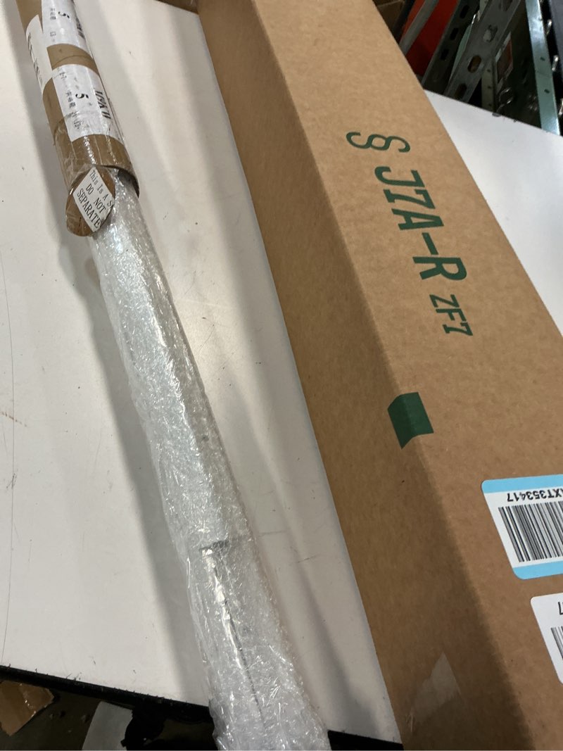 Condition photo showing Good Condition for screw on door weather stripping 42" 36" weather stripping door seal with aluminum carrier and foam gasket exterior weatherstripping v shaped soundproof seal for sides and top(5 pcs) 5 white