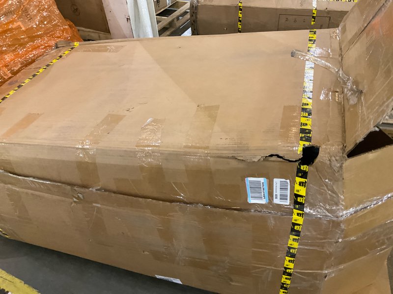 KEIKI 130" 6 seat U-Shaped Sofa with Storage Console, Cup Holders, Upholstered Sectional Sofa, Butto