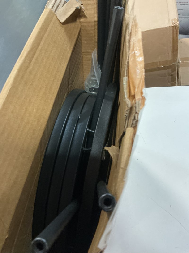 Condition photo showing As Is for Columnar Vertical Ball Storage Racks with Wheels-New Durable Rolling Basketball Holder Wall Mount for Soccer, Volleyball, Space-Saving Garage Sports Ball Rack Organizer for Home,Gym & Outdoors QJ-3 Layer