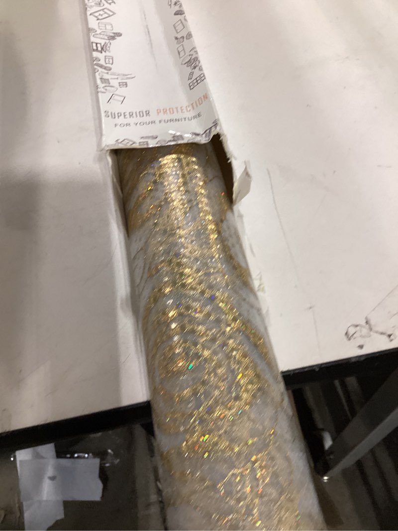 Condition photo showing Good Condition for Cooyes Shelf Liner – Premium Non-Adhesive Cabinet & Drawer Liner for Kitchen – Waterproof Shelf Paper with Modern Pattern – Durable EVA Cabinet Mat – Easy to Cut ?24" W x 240" L? Pearly Golden 24"W x 240"L