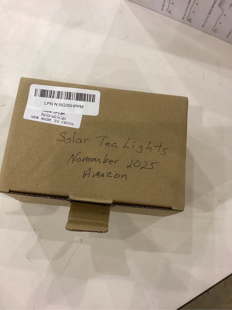 Solar tea lights