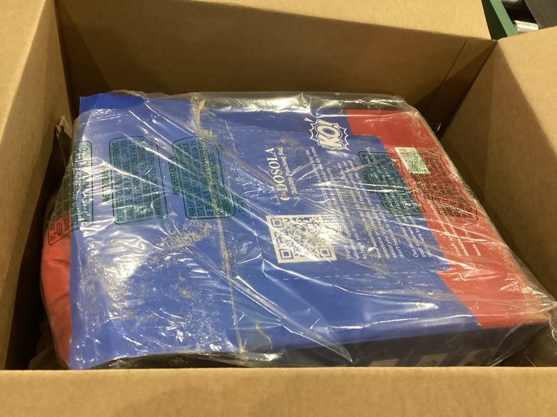 Condition photo showing As Is for Inflatable Punching Bag for Kids, 2-in-1 Freestanding Boxing Bag with Football Toss Game, 68.8'' Heavy Duty Karate Taekwondo Toy for Boys Girls Ages 3-12, Birthday Xmas Gift Ideas