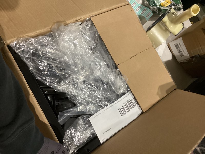 Condition photo showing New/Like New for Tujurich Kitchen Rolling Cart, Microwave Stand with Lockable Wheels, 3-Tier Mobile Utility Cart, Multifunctional Organizer Table Island for Kitchen, Office, Coffee Bar, Balcony, 23.6" x 15.7" x 27.6"