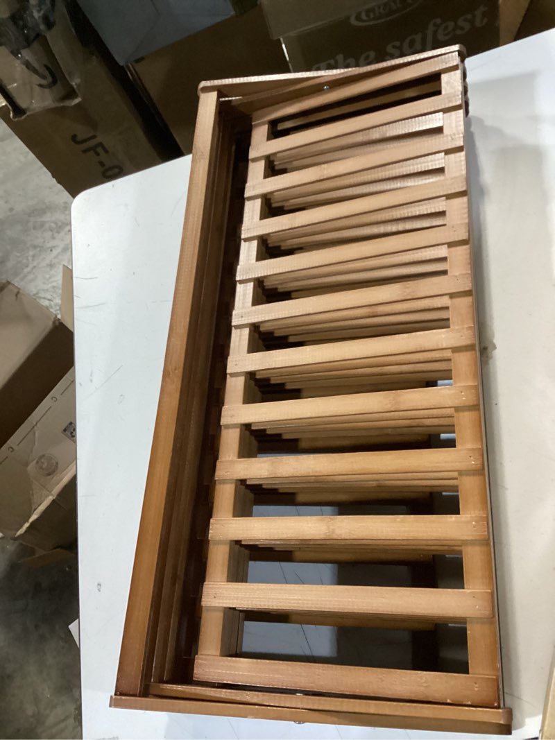 Condition photo showing Good Condition for Similar Vertical Shoe Rack 5-Tier Bamboo Shoes Shelf Foldable Without Installation Shoe Organizer for Closet, Bedroom,Entryway