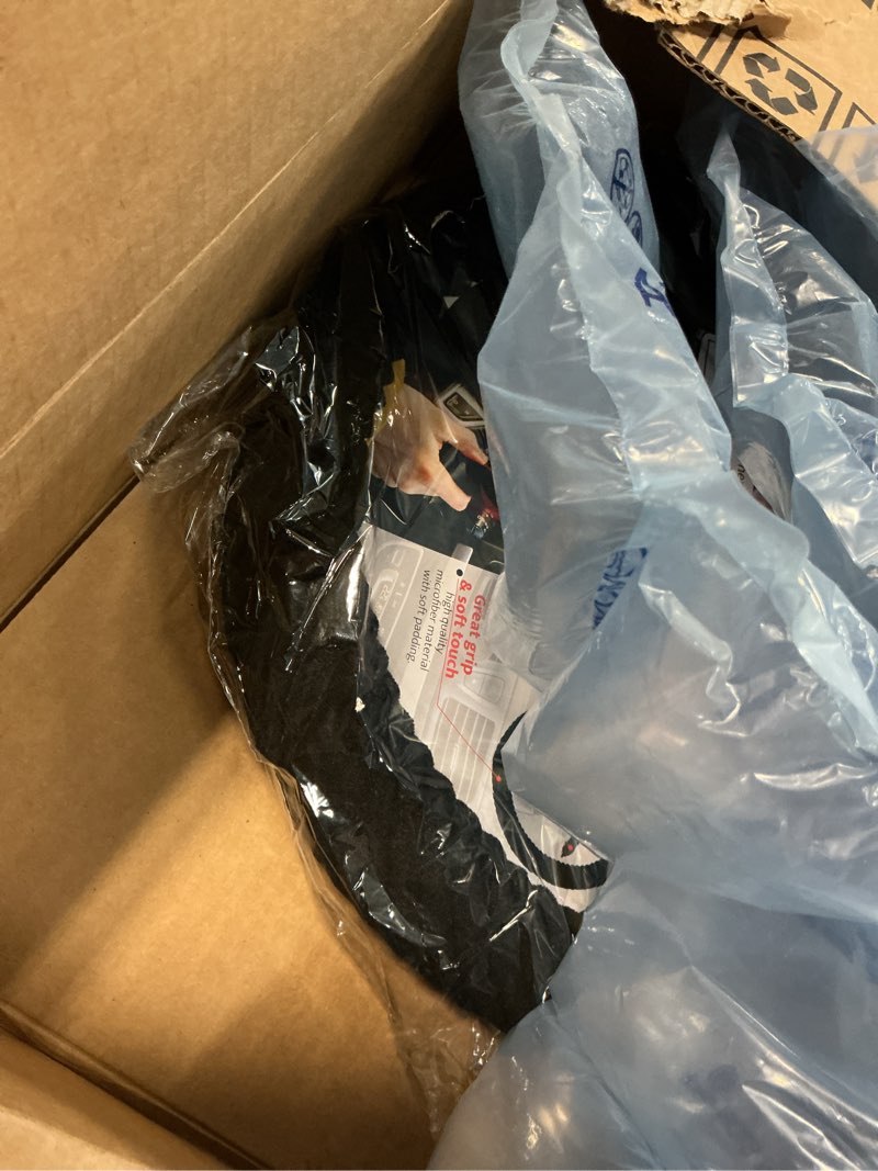 Condition photo showing Good Condition for Heated Steering Wheel Cover,12V Car Plug, Universal Fit 14.5-15 Inch Anti-Slip Wheel Protector, Auto Steering Wheel Black Protector Cover with Heater, Premium Quality