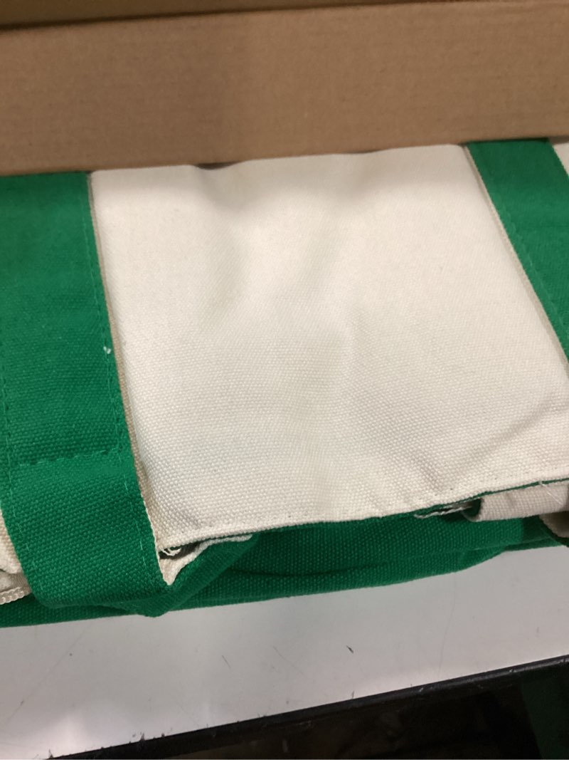 Condition photo showing Good Condition for 4 sets green canvas bridesmaid tote bags bachelorette bags bridesmaid gift with green handle scarves bow bridal tote containers for wedding women bridal shower beach bachelorette party shopping travel