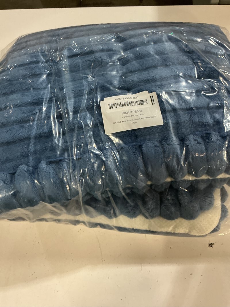 Condition photo showing Good Condition for smiry couch cover for dogs washable, non slip fuzzy pet couch covers for 3 cushion sofa pet friendly, thick soft sofa slipcovers cushion protector (navy blue, 27.6" x 59") navy blue 27.6" x 59"