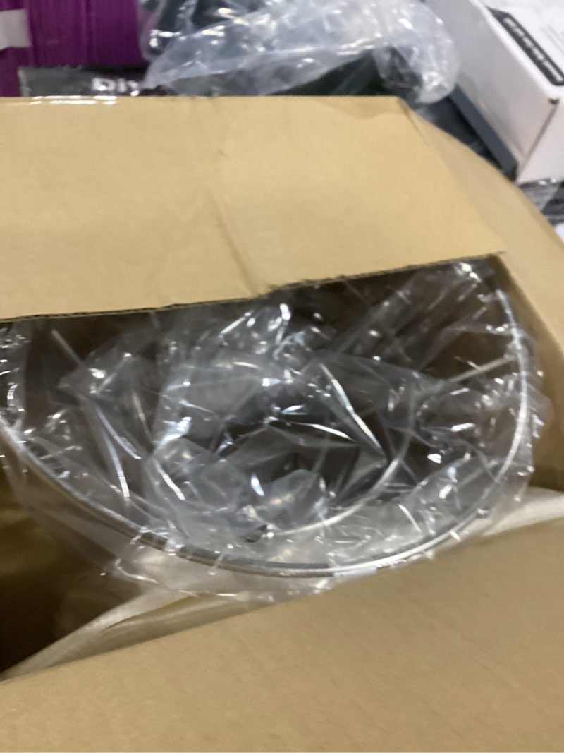 Condition photo showing Good Condition for 10" deep fryer oil filter stand with 25 paper filters, cooking oil filter strainer, maple syrup cone filter holder, stainless steel cone filter holder with folding arms for kitchens 10" stand with 25 filter cones