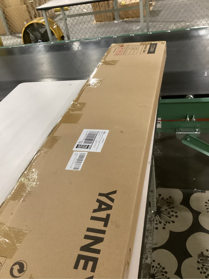 Condition photo showing New/Like New for Farmhouse Console Table, 47.2 Inches Wooden Sofa Table, Behind Couch Table with Storage, Industrial Hallway Accent Table for Living Room, Entryway, Hallway, Rustic Brown CT24BR