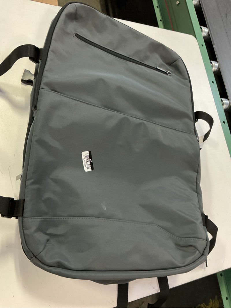 Condition photo showing As Is for 45l travel 22.25" backpack gray - open story™: softside, fits 17" laptop, recycled polyester