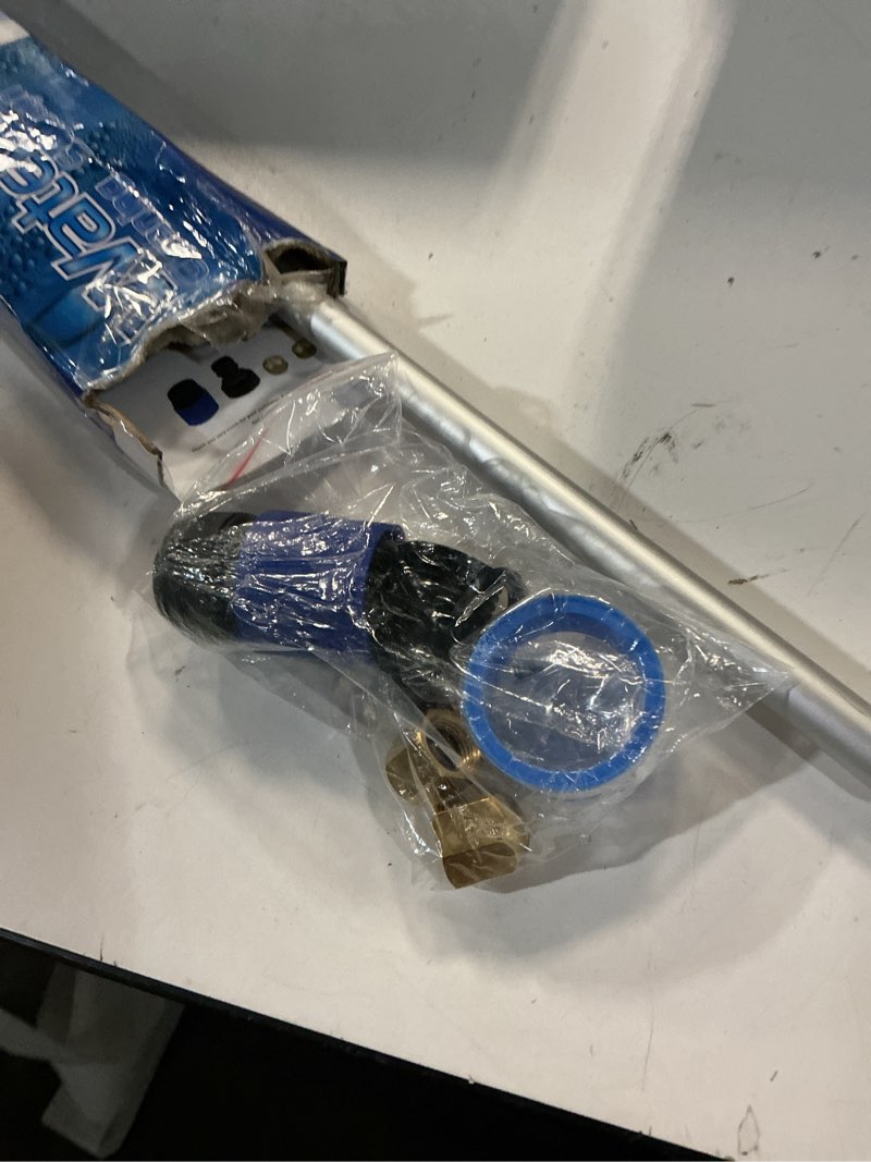 Condition photo showing As Is for upgraded jet nozzle for garden hose power washer wand hydro jet high pressure washer tools with 2 different nozzles and hose quick connectors