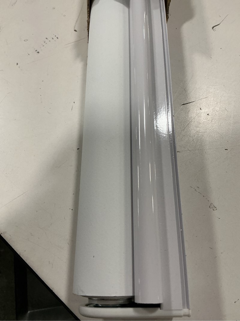 Condition photo showing Good Condition for ChrisDowa Cordless Blackout Roller Shades for Windows, Thermal Insulated UV Protection Pull Down Shades, Total Blackout Window Blinds for Home, Office, Bedroom, Door (22" W x 72" H, White)