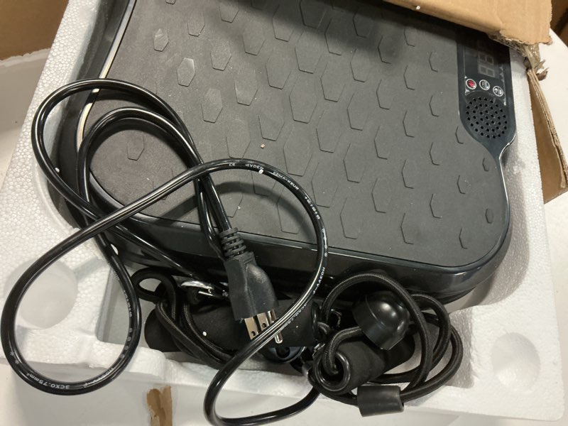 Condition photo showing Good Condition for vibration plate exercise machine,vibration plate for lymphatic drainage power vibration plate machine support 450 lbs 250 adjustable speeds,vibrating plate shake plate weight loss black