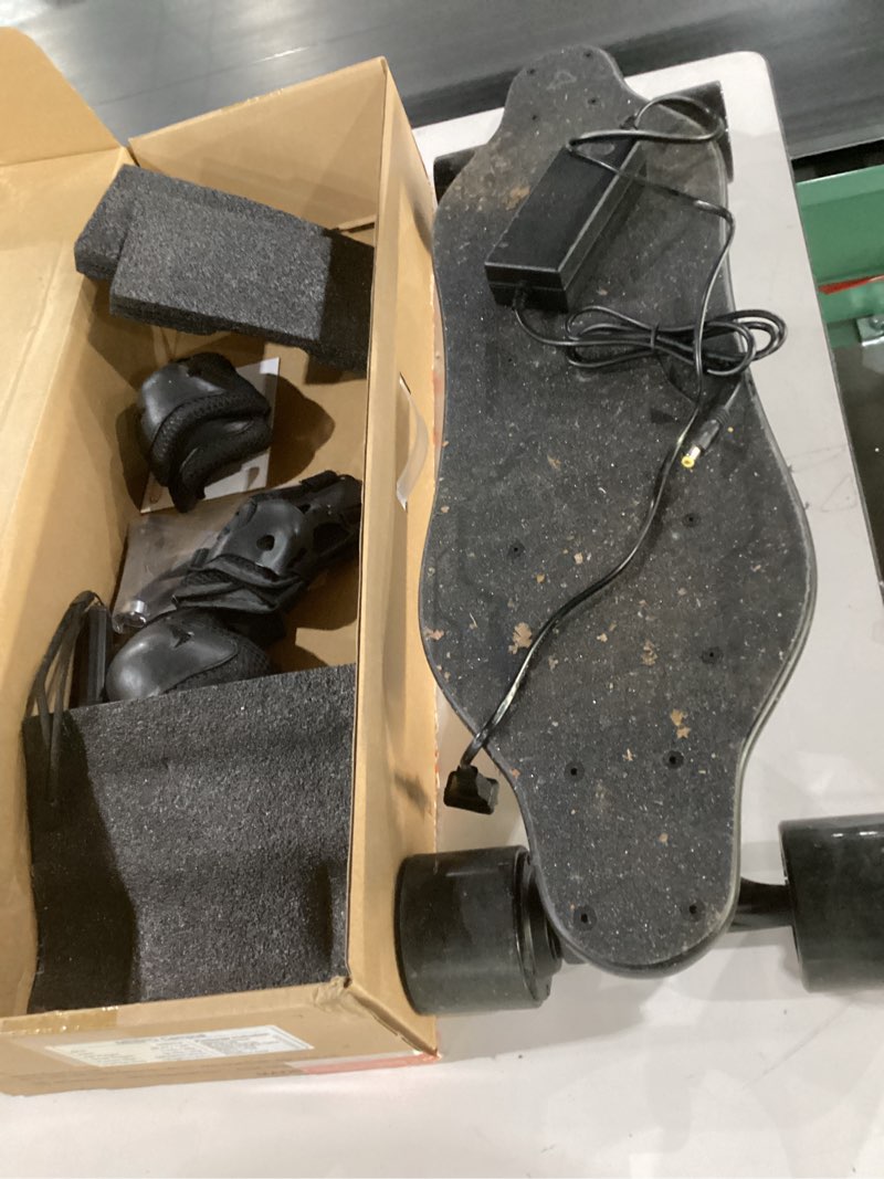 Condition photo showing As Is for MEEPO Campus V5 Series/Envy Electric Skateboard with Remote, Top Speed Up to 29 Mph, 4 Speed Smooth 