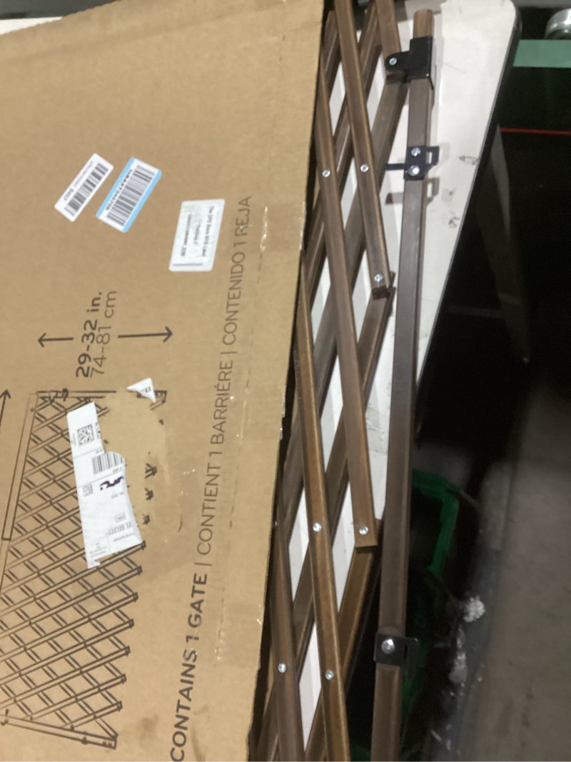 Condition photo showing As Is for Evenflo Expansion Walk-Thru Room Divider Baby Gate (Farmhouse Collection)