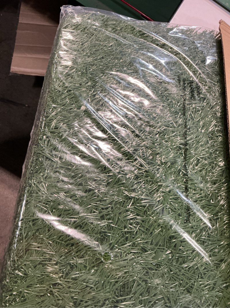 Condition photo showing Good Condition for artificial grass puppy pee pad for dogs and small pets - set of three 18.25x14.25 inch, reusable 3-layer turf pads for dogs - indoor and outdoor fake grass potty pet supplies by petmaker small 3-layer replacement pads