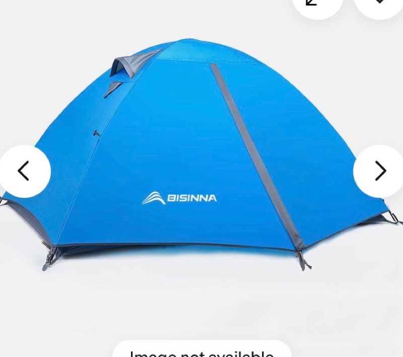 bisinna 2/4 person camping tent lightweight backpacking tent waterproof windproo