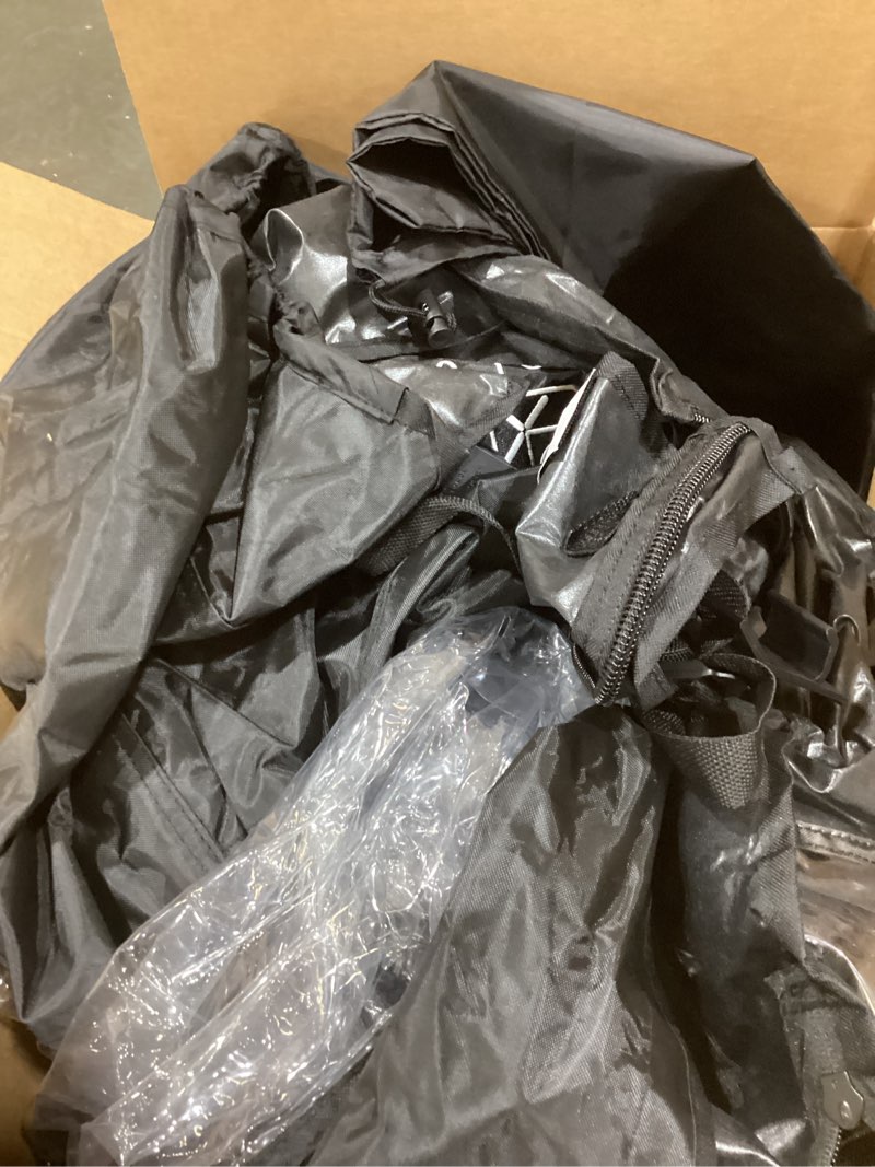 Condition photo showing Good Condition for 10l0l universal golf cart enclosure compatible with ezgo and club car models, 2-passenger golf cart waterproof 420d material windproof transparent on 2 sides black