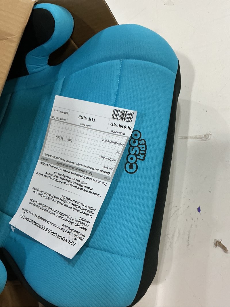 Condition photo showing Good Condition for Cosco Topside Booster Car Seat - Easy to Move, Lightweight Design (Turquoise)