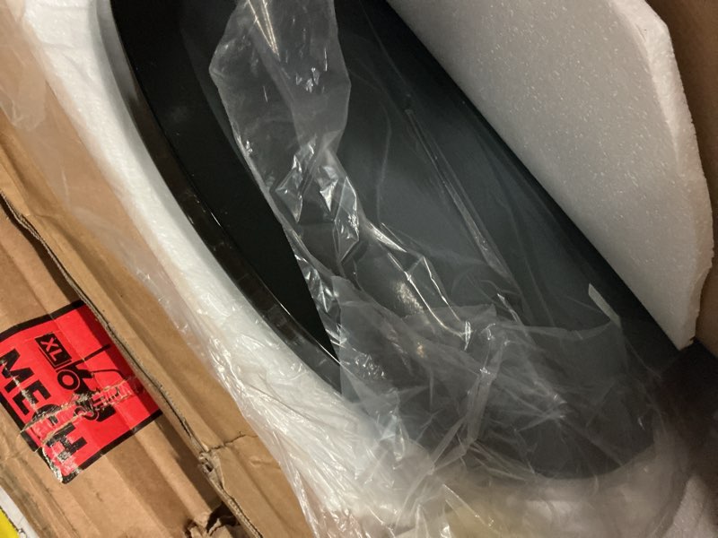 Condition photo showing Good Condition for Antok Full Length Mirror, 81"x41" Floor Mirror with Stand,Standing Hanging Leaning Irregular Mirrors for Bedroom Living Room Entryway,Tear Drop Style,Black