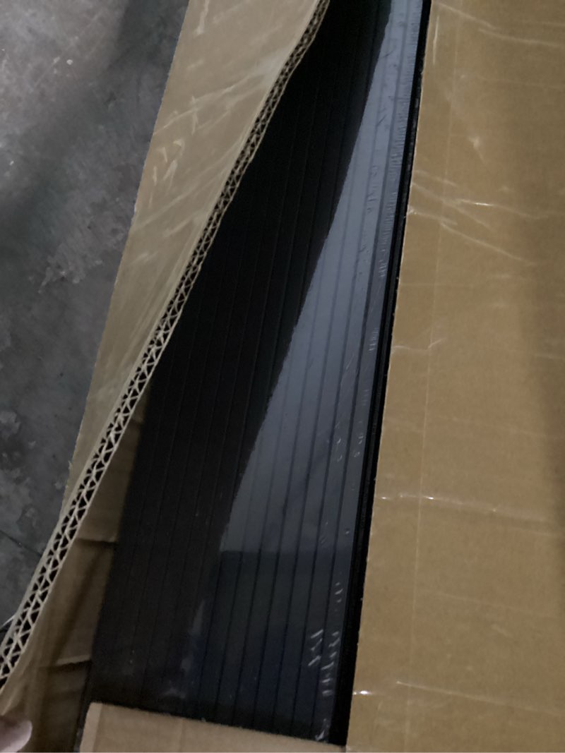 Condition photo showing Good Condition for 100 Pack Deck Balusters 32 '' Straight Baluster, Black Metal Deck Spindle and Stairs Railing with Screws,Hollow Rectangle Deck Balusters for Deck Railing Porch(32 x1.2x0.4 in)