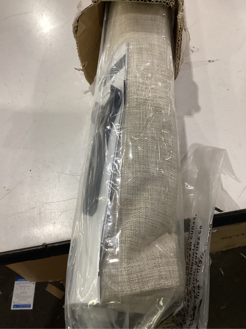 Condition photo showing As Is for lazblinds no tools no drill cordless roman shades for windows, blackout thermal insulated uv blocking window blinds, room darkening fabric blinds for indoor windows, 23'' w x 64'' h, beige blackout - beige 23" w x 64" h