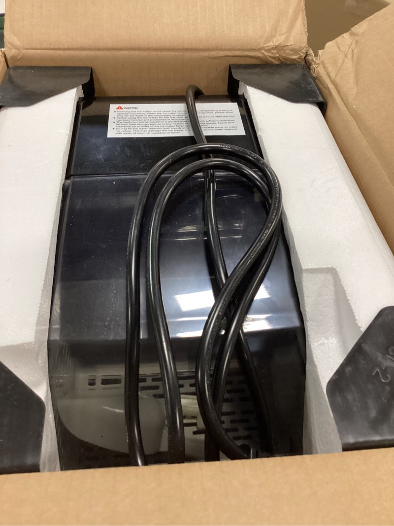 Condition photo showing As Is for Zstar Nugget Ice Maker, Stainless Steel Countertop Ice Machine with 44Lbs/24H Output, Crunchy Sonic 