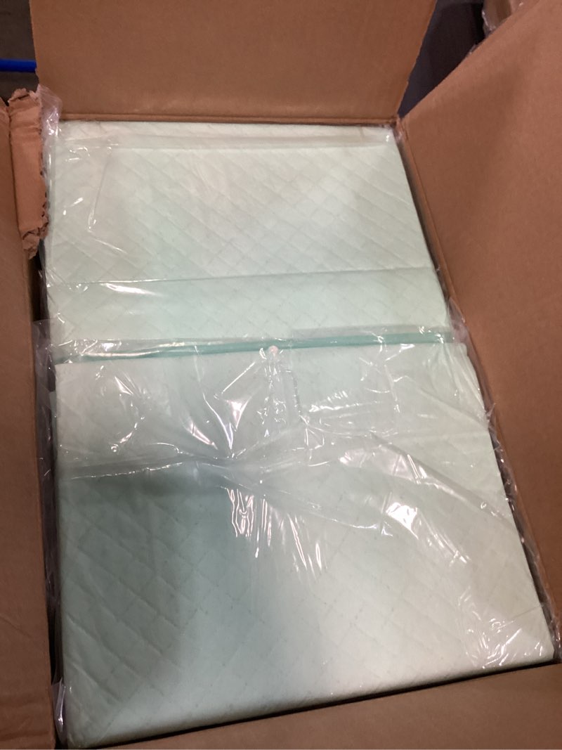 Condition photo showing New/Like New for Medline Super Absorbent Underpad, 36" x 36", 50 Count, Extra Large Disposable Incontinence Pads, Protective Bed Pads, Chucks, For Kids, Adults, Elderly, Furniture & Surface Protection Pee Pad 36 inches x 36 inches
