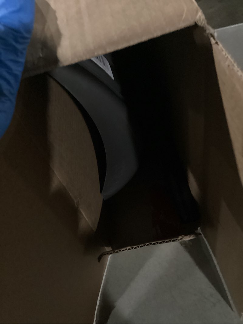 Condition photo showing As Is for Suncast 27” Steel Core Snow Pusher with Curved Blade, D-Grip Handle, Steel Shaft, Heavy-Duty Snow Removal Tool for Effortless Clearing