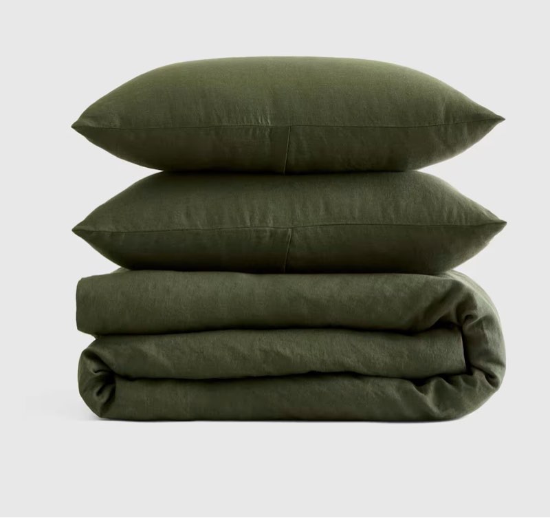 european linen duvet cover set (king)