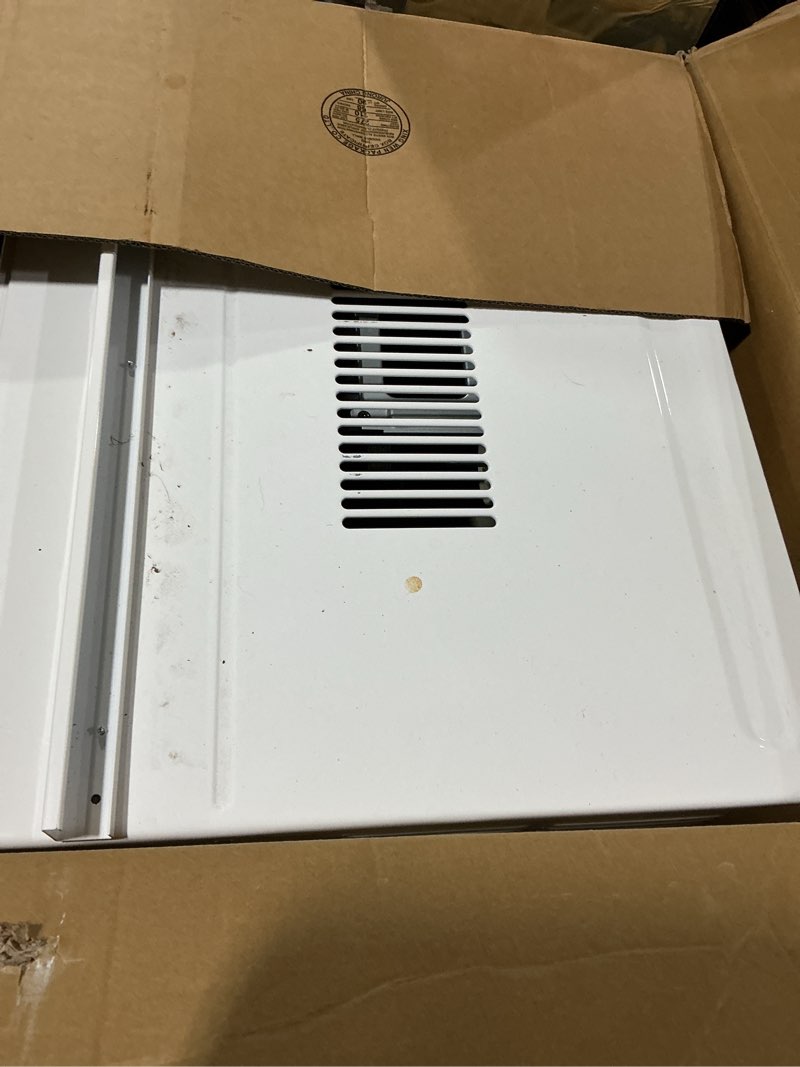Condition photo showing Good Condition for 8,000 btu, 115 volts, window smart air conditioner cools 350 sq. ft. with remote, wifi enabled in white