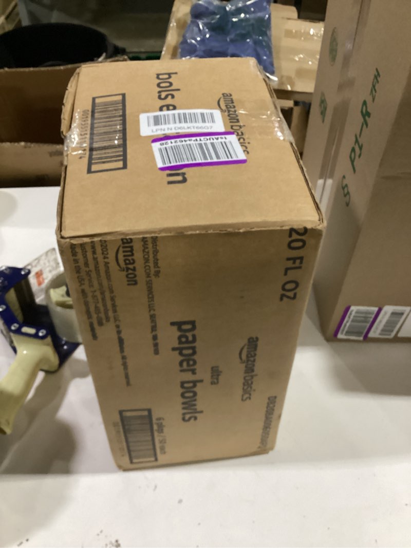 Condition photo showing Good Condition for amazon basics ultra paper bowls, 20 oz, disposable, 300 count, white (6 packs of 50), packaging may vary