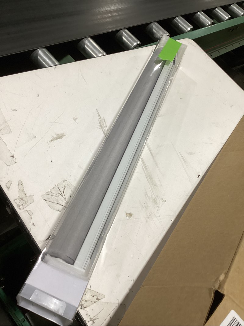 Condition photo showing Good Condition for shademoon cordless blackout window roller shades, pull down spring system indoor blinds, room darkening waterproof uv blocking thermal insulated fabric for home office (grey, width 25", height 72") grey 25"w x 72"h