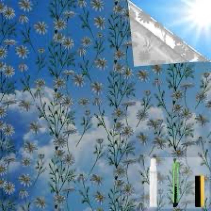 QHYsunshine One Way Privacy Film, Window Tint for Home,Daytime Reflective, Anti UV Static Cling Slid