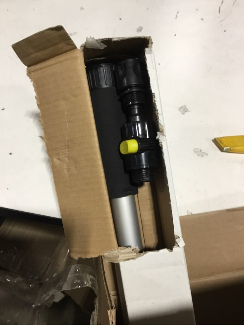 Condition photo showing As Is for Telescoping Gutter Cleaning Wand 12 Foot Gutter Cleaner Tools from the Ground Telescoping Rain Gutter Cleaning Tool Aluminum Wand Garden Hose Attachment and Connection adapter (Long)