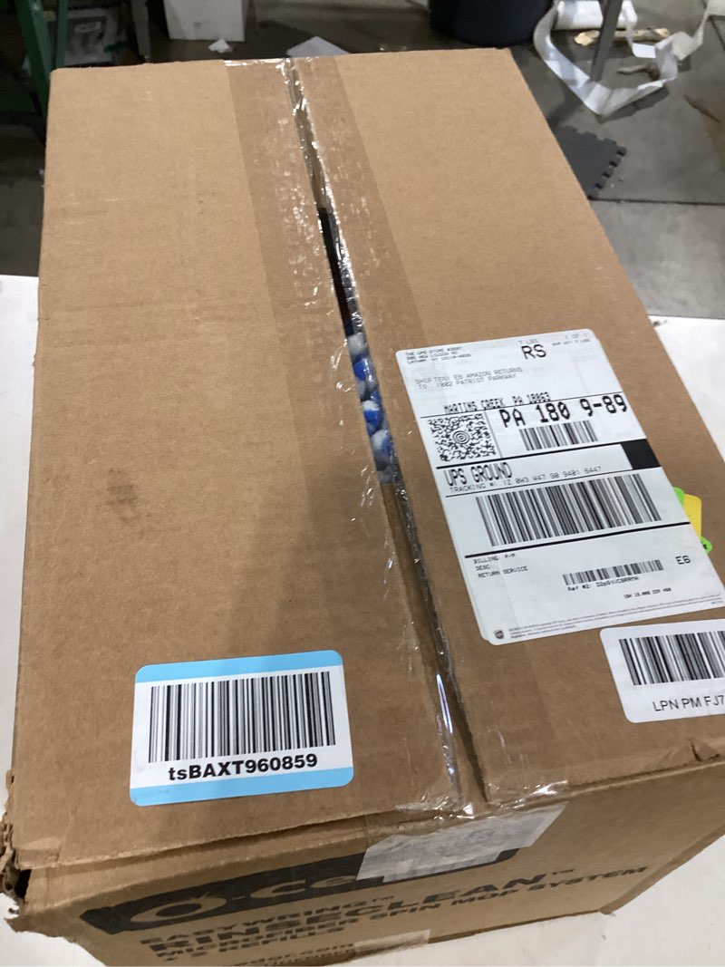 Condition photo showing Good Condition for O-Cedar RinseClean Spin Mop & Bucket System + 2 Extra Mop Heads| Clean with Clean Water | Removes 99% of Bacteria Rinseclean Spin Mop & Bucket + 2 Extra Refills Cleaning System