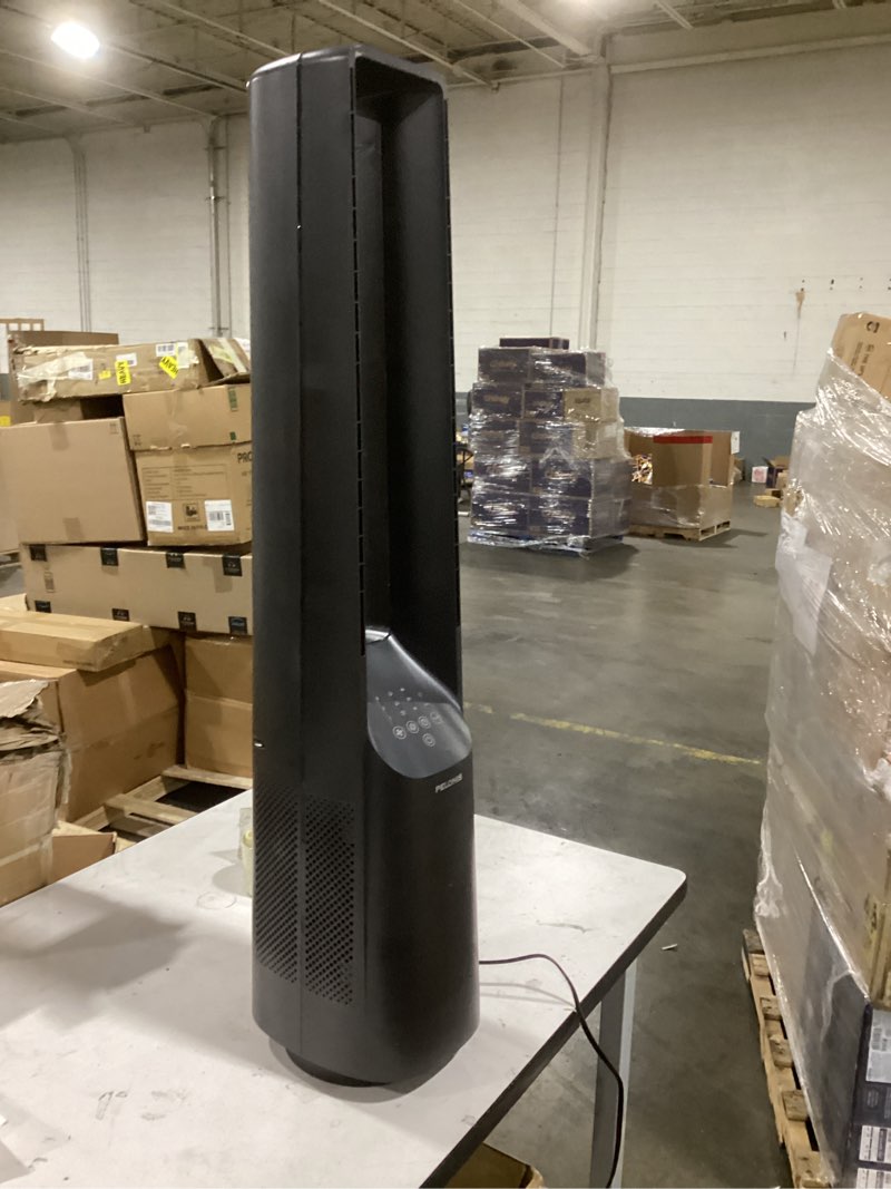 Condition photo showing Good Condition for PELONIS 40" Bladeless Tower Fan with Powerful Airflow, Ultra-Quiet DC Motor (22 dB), 6 Speeds, 4 Modes, Remote Control, 7-Hour Timer, 90° Oscillation, Safe Design for Bedroom, Home, Office Grey Standard