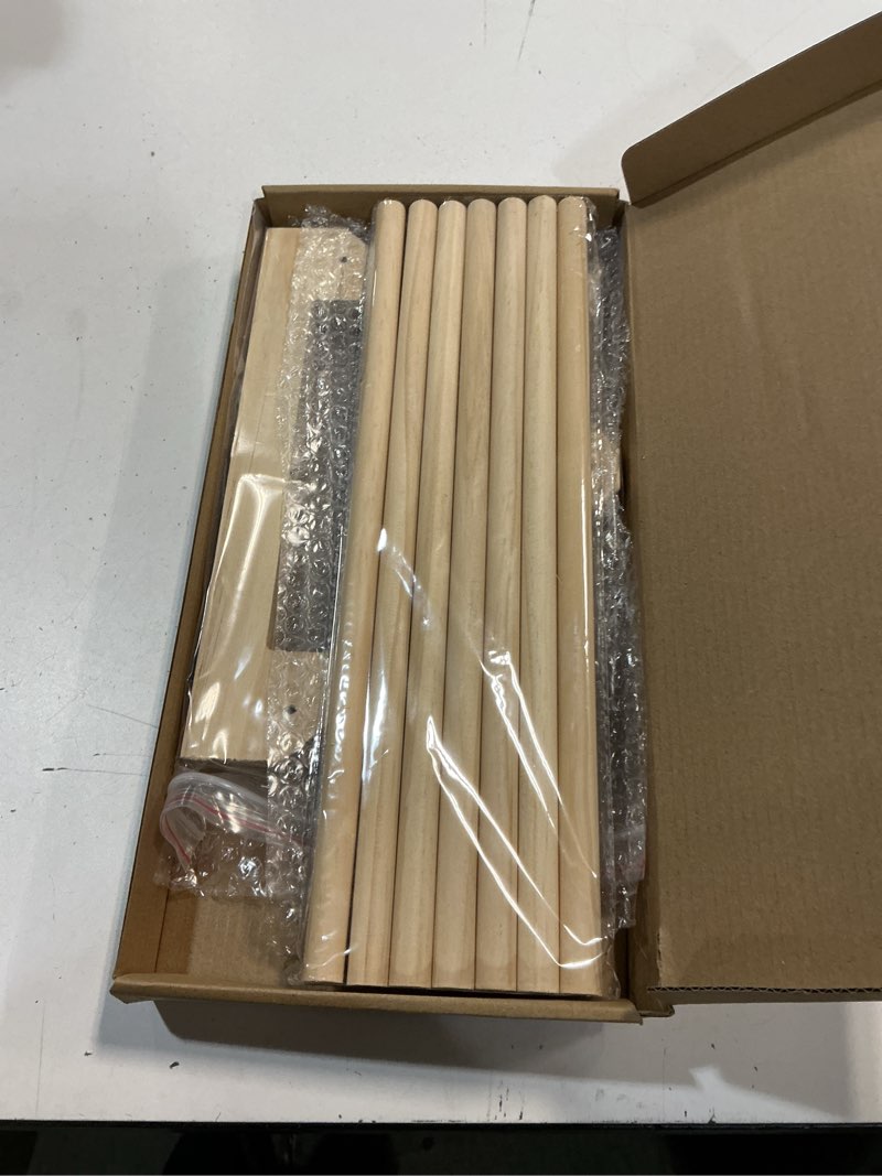 Condition photo showing New/Like New for wooden chick perch stand, pine roosting bar, jungle gym perch toys for chicken coop & brooder, bird perch for baby chicks & parrots (large)