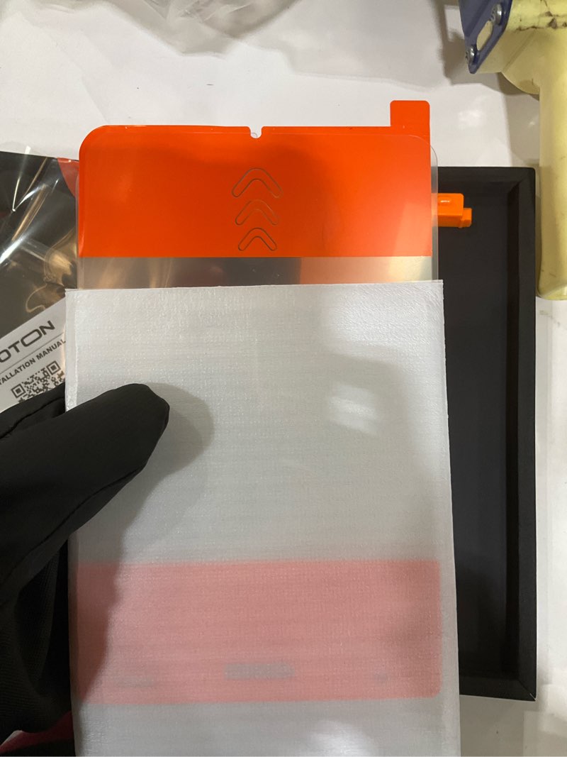 Condition photo showing As Is for OMOTON PAPERSENSE Matte Screen Protector for iPad Mini 7th A17 Pro/6th (2024/2021,8.3-inch), Matte Tempered Glass with Dust-Free Installation Tray, Anti-Glare, Apple Pencil Support, Paper-feel, 2 Pack iPad Mini 7/6 8.3''