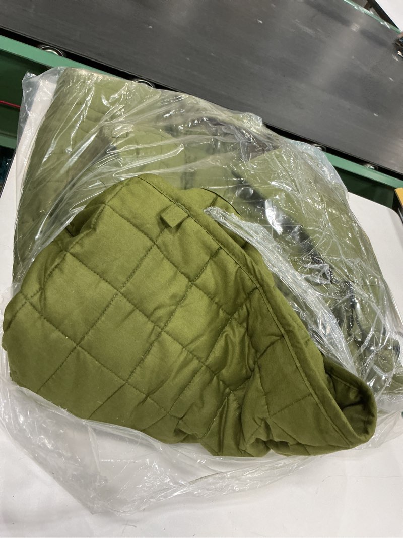 Condition photo showing As Is for YnM Weighted Blanket, Soothing Cotton, Smallest Compartments with Glass Beads, Bed Blanket for One P