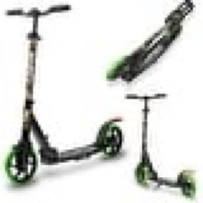 kick scooter for ages 6+, for kids, teens, and adults, max load 240 lbs, foldable, 8-inch big wheels for kids and adults,