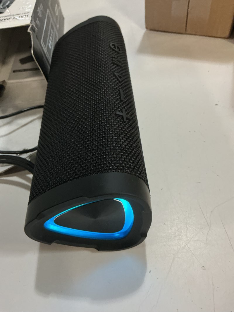 Condition photo showing Good Condition for vanzon bluetooth speakers, wireless portable bluetooth speaker with 24w stereo sound,24h playtime, ipx7 waterproof,tws dual pairing,suitable for home/outdoor/party/travel,great gift black